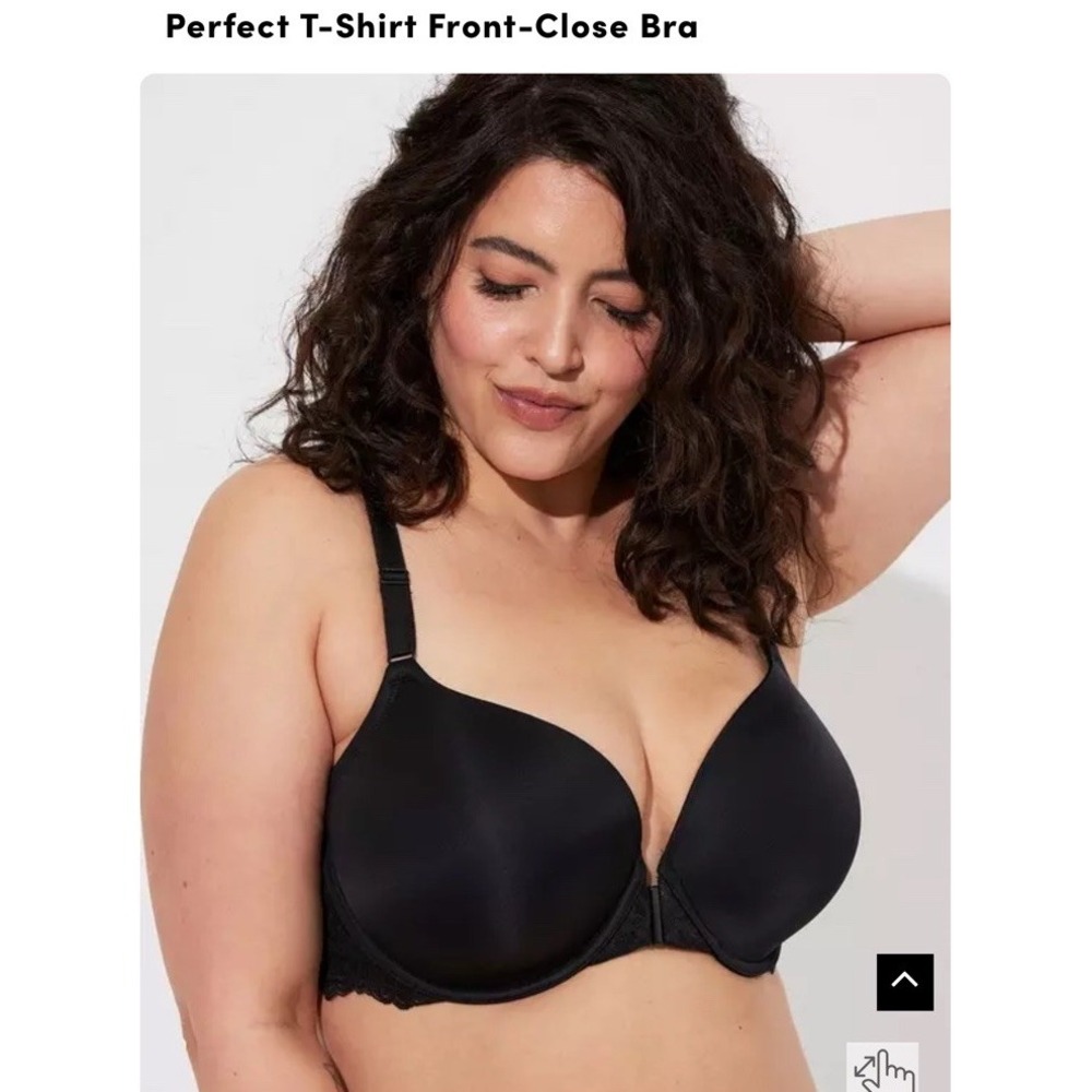 42C TORRID PERFECT T SHIRT FRONT CLOSE BRA LACE BACK